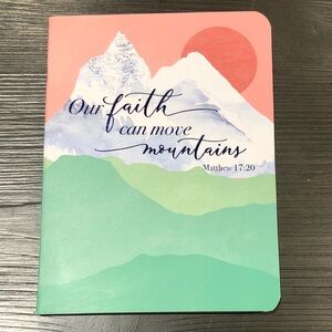 Inspirational Mountain Design Notebook